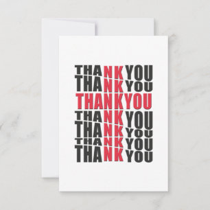Thank You Cross Flat Card