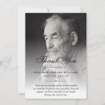 Thank You Custom Funeral Photo Sympathy Grief