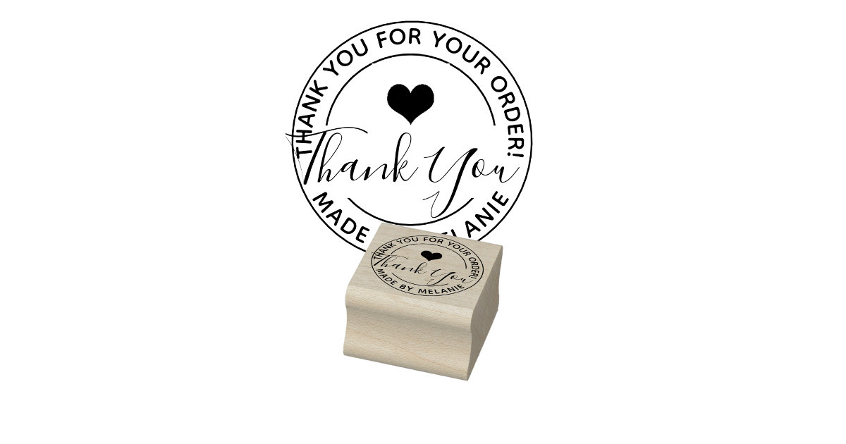 Thank You For Your Order Stamp