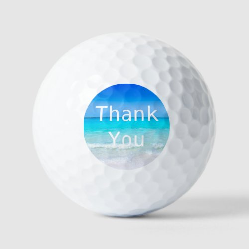 Thank You Customer Gift Beach Summer Golf Balls
