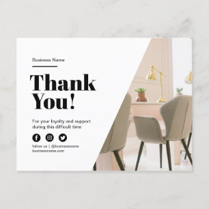 Thank You Customer Loyalty Discount Nail Salon Announcement Postcard