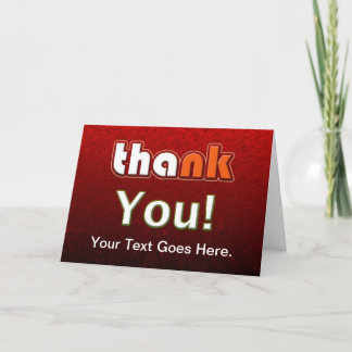 Thank You Customizable