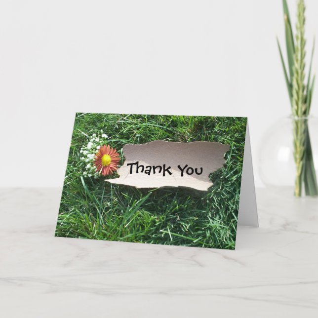 Thank you(customizable) you card (Front)