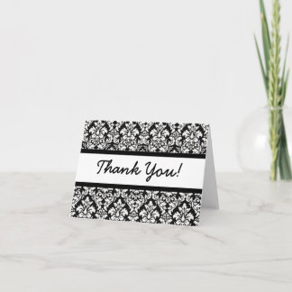 Thank You (customize font & color) Card