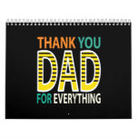 thank you dad for everything calendar