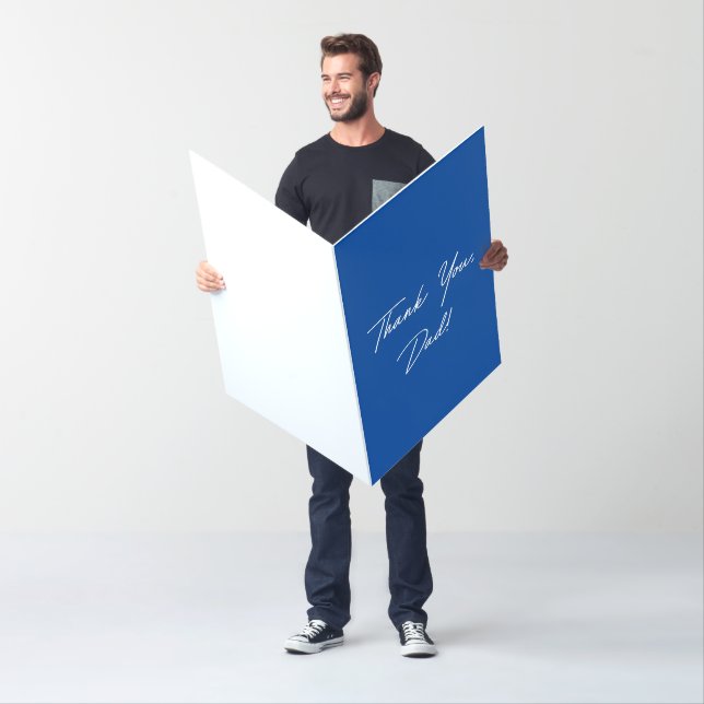 Thank You, Dad Giant Card (In Situ)