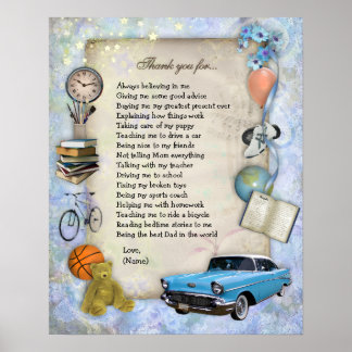 Thank you Dad Poster