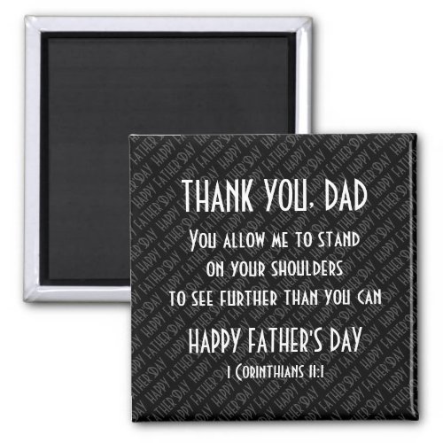 THANK YOU DAD ROLE MODEL Fathers Day Magnet