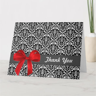 Thank You, Damasks Greeting Card