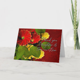 Thank you Daughter and Son-in-Law Card