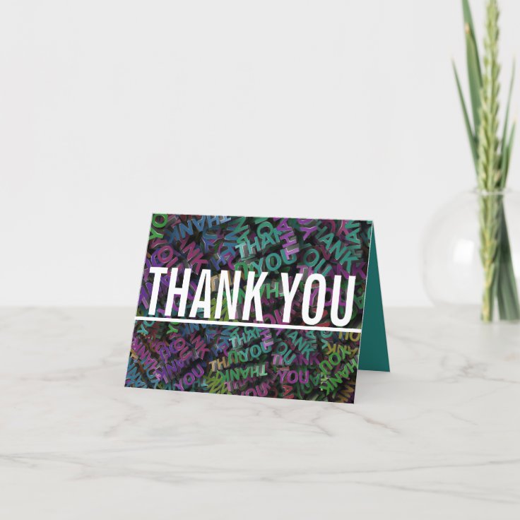 Thank You Design, Customer Thank You Card | Zazzle