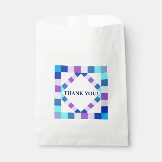 Thank You Diamond Party Favor Bag