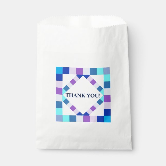 Thank You Diamond Party Favor Bag (Front)