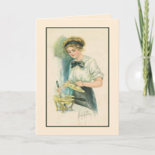 Thank You: Dinner Hostess Letterpress Thank You Card