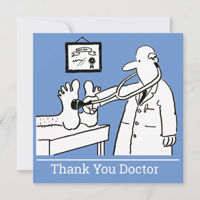 Thank You Doctor. Card (Front)