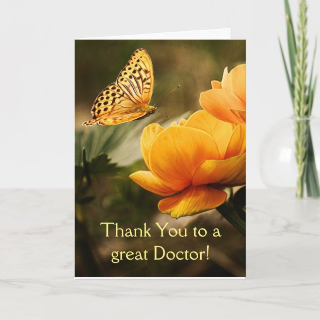 Thank You Doctor, Custom Flower Garden Floral (Front)