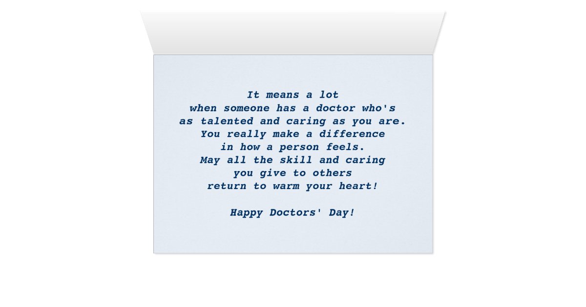 Thank You, Doctor. Doctors' Day Greeting Cards Zazzle