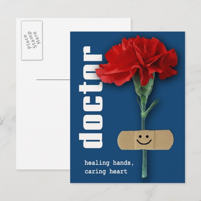 Thank You Doctor | Happy Doctors' Day Postcards (Front/Back)