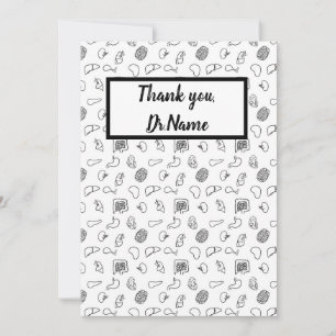 Thank You, Doctor Thank You Card