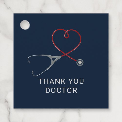 Thank You Doctors Frontline Workers Custom Favor Tags