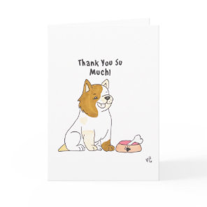 Thank You Dog 2 Card