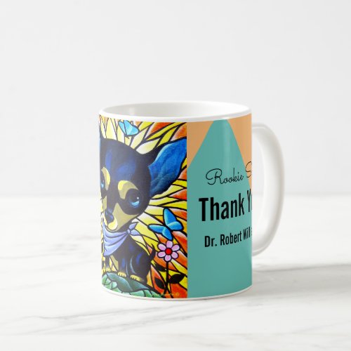 Thank You Dog Photo Pet Lover Vet Appreciation Coffee Mug