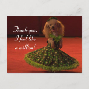 Thank-you Dog Postcard