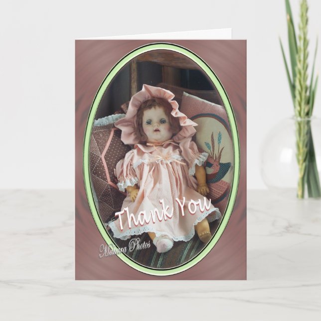 Thank You Doll Card (Front)
