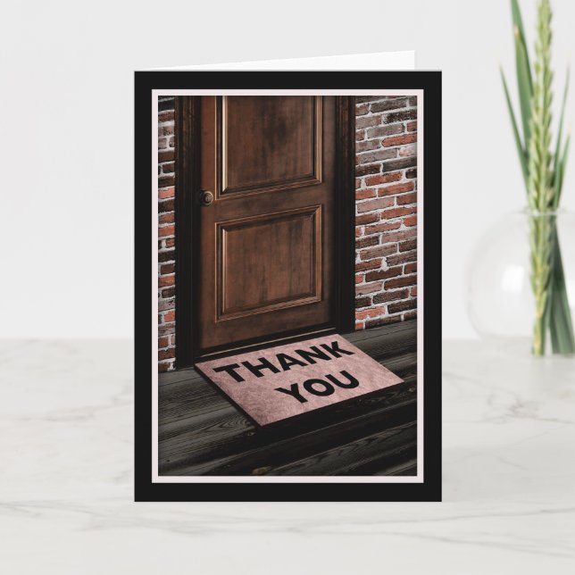 thank you door mat (Front)