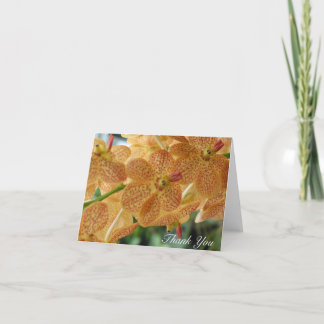 Thank You  Dotted Orchid (Blank Inside)