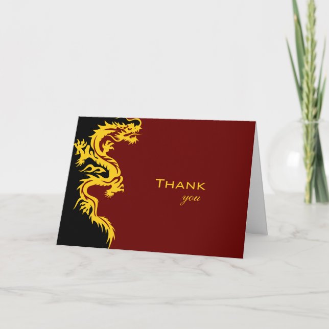 Thank you Dragon Card (Front)