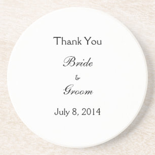 Thank You Drink Coaster