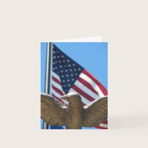 Thank You: Eagle & Flag You Card Thank You: Eagle & Flag You Card