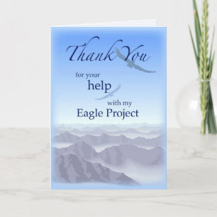 Thank You Eagle Project Card
