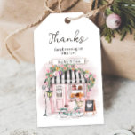 Thank You Eiffel Paris Parisian French Baby Shower Gift Tags<br><div class="desc">★ A watercolor Paris French Cafe Themed Favor Tag! Designed to match our Paris French Cafe theme collection. ★ Easily PERSONALIZE this design with your details via the "CUSTOMIZE" button! ★ If you need coordinating MATCHING ITEMS, please check our matching collection or shop. Do you have any questions about our...</div>