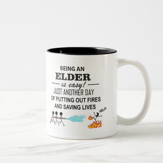 Thank You Elders Two-Tone Coffee Mug (Right)