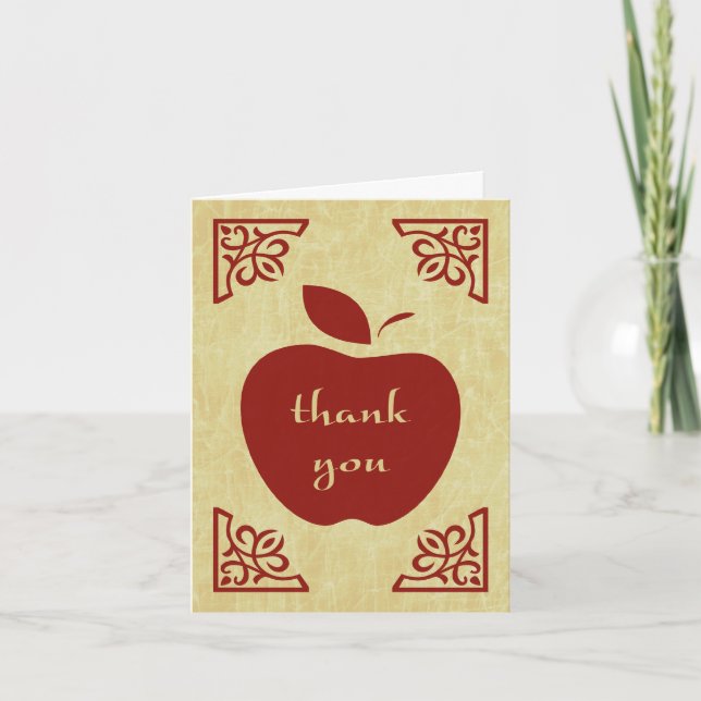 thank you elegant apple card (Front)