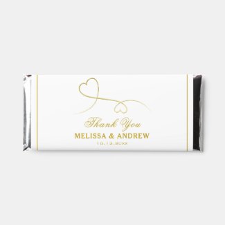 Thank You! Elegant Blush Pink Butterfly Wedding He Hershey Bar Favors