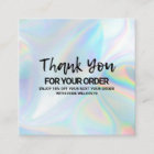 Thank you Elegant Holographic instagram Discount