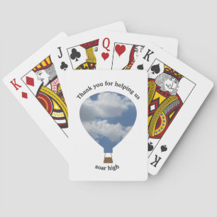 Thank You Employee Appreciation Helping Us Soar Poker Cards