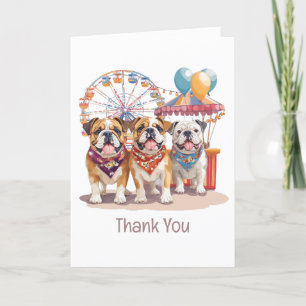 Thank You English Bulldogs At A Carnival