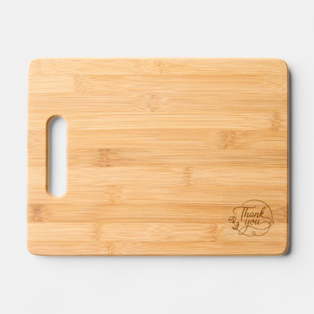 Thank You Engraved Cutting Board (Front)