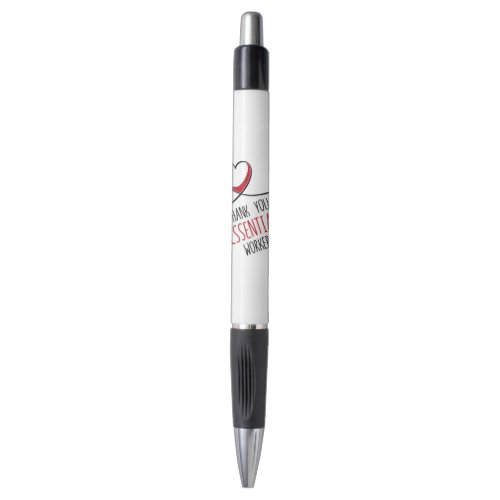 Thank You Essential Workers Heart Pen