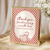 Thank You Favor Baby Q BBQ Couples Baby Shower