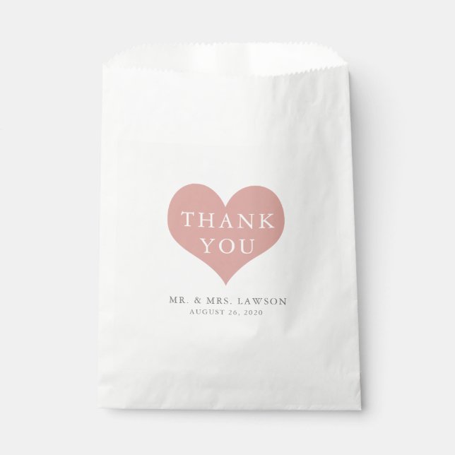 Thank You Favor Bag (Front)