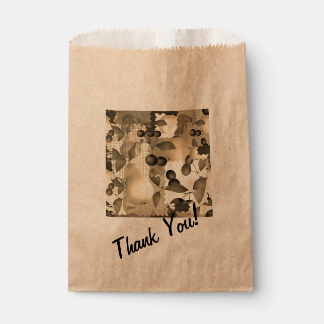 Thank You! Favor Bag (Front)