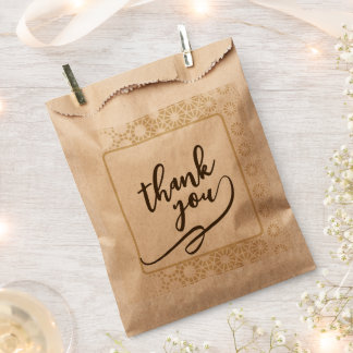 “Thank You” Favor Bags