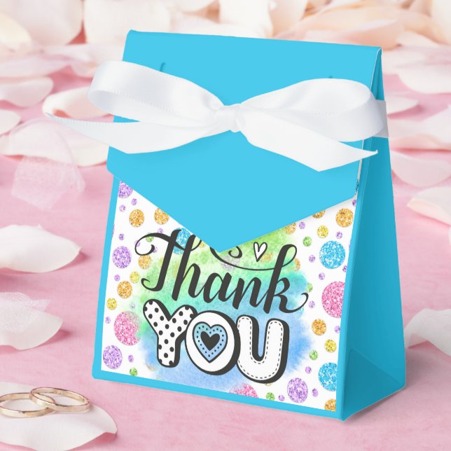Thank You Favor Box (Wedding)