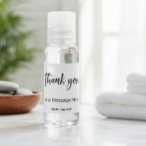Thank You Favor Gift Custom Personalized Hand Sanitizer