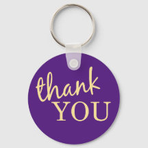 Thank You Favor Keychain